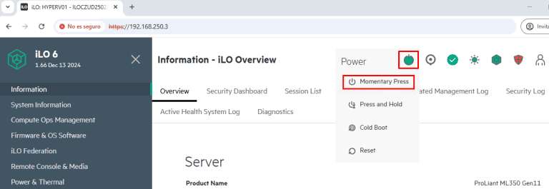 Configurar RAID en servidor HPE Proliant Gen11 - iLO 6
