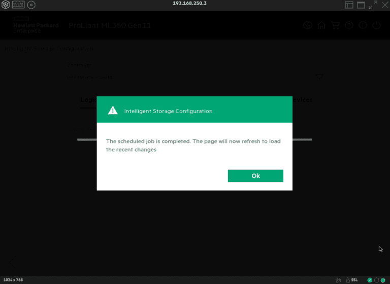 Configurar RAID en servidor HPE Proliant Gen11 - iLO 6