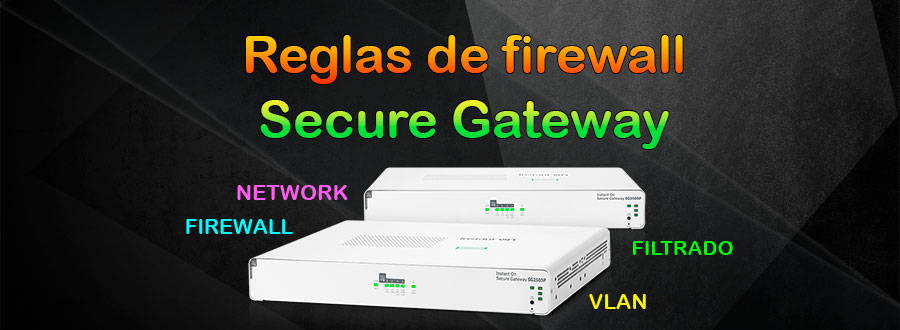 reglas de firewall en aruba instant on
